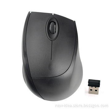 2.4GHz RF Mouse with Normal Gloss Oil Painting, Measures 100 x 60 x 38mm